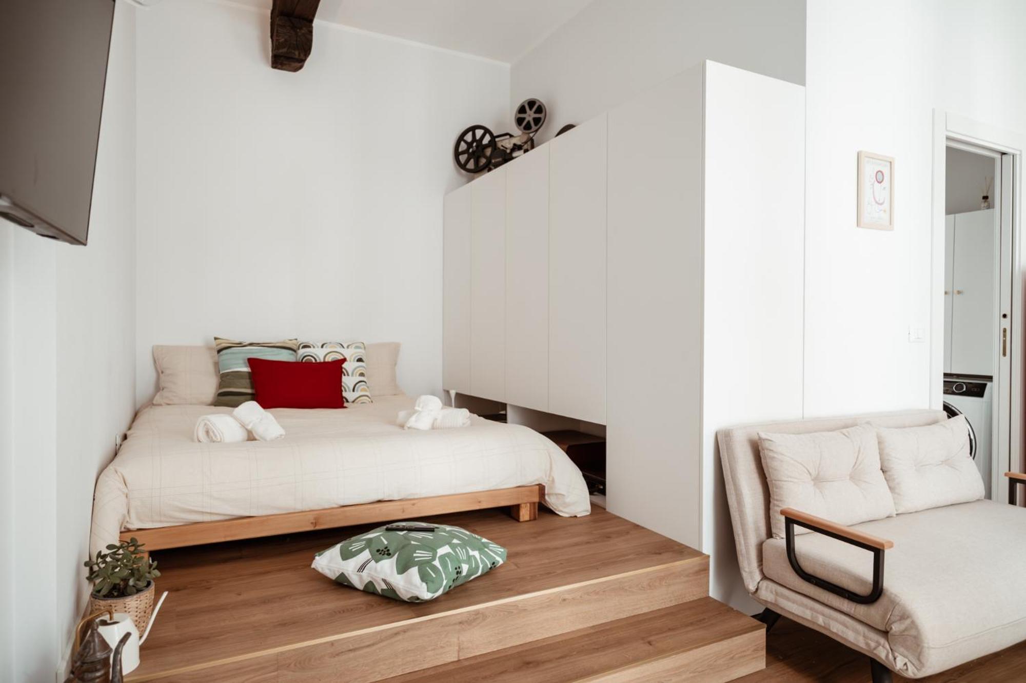 Mercanti Modern Flat - Balcony - Torino Centro Luaran gambar